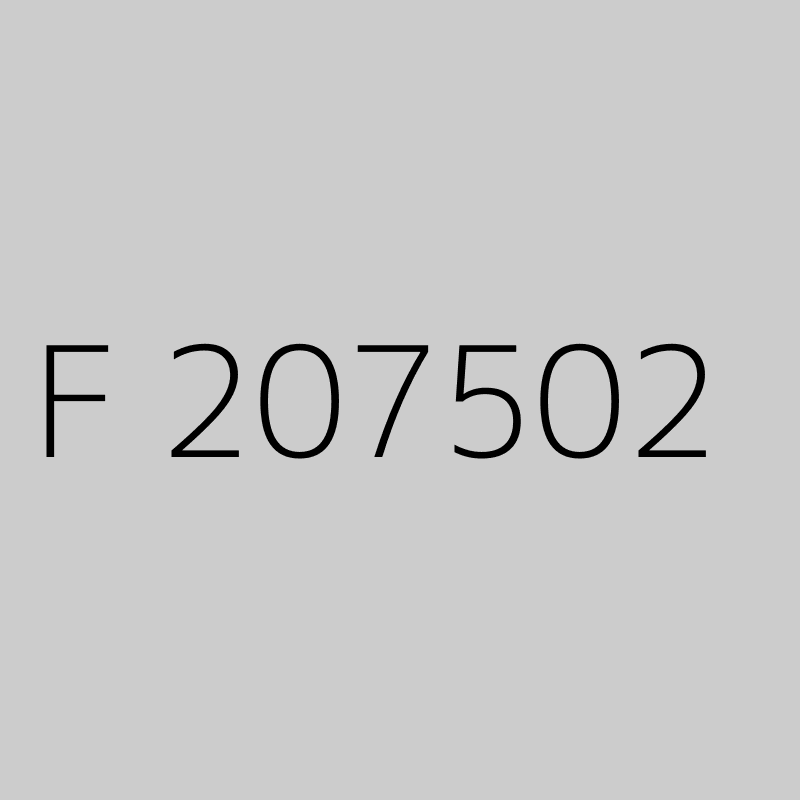 F 207502 